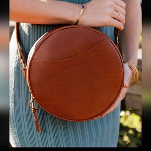 Portland Leather Brown crossbody
